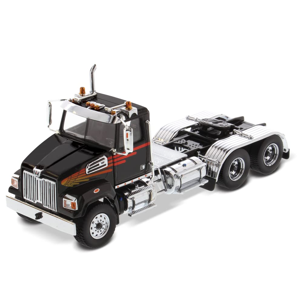 

DIECAST MASTERS Western Star 4700 SF Седельный тягач Металлическая черная кабина