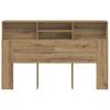 Headboard with Storage Space Artisan Oak 160 X 19 X 103.5 Cm