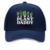 UnisexS Vintage Plant Daddy  Adjustable Hat with Potted Plant Design  PLANT DADDY Text  Distresse Sandwich Baseball Cap