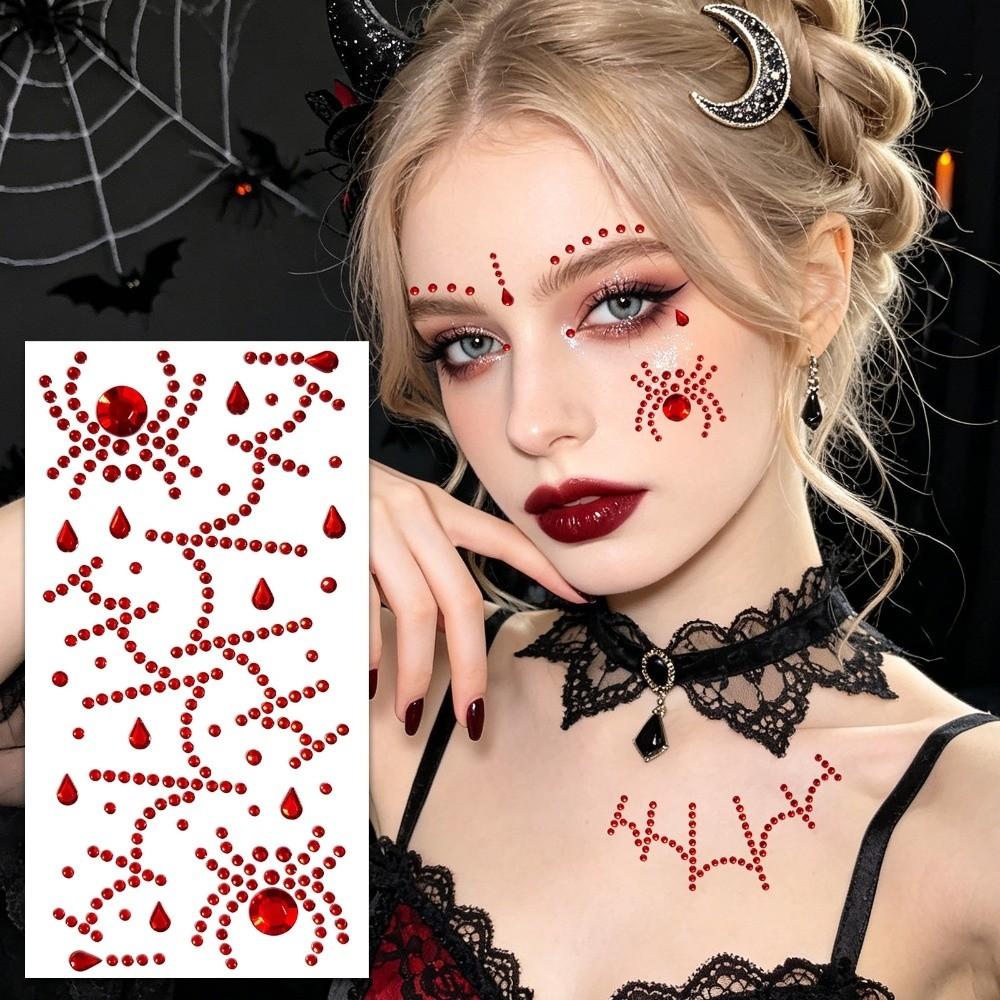 Makeup Crystal Tattoo Sticker Rhinestone Face Gem Sticker Halloween Party