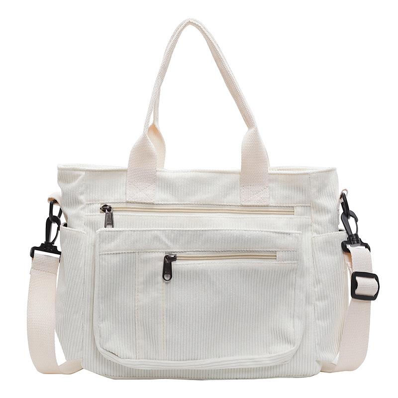 Tote Bag Autumn and Winter Style Women's Large Capacity Multi Pocket Women's Tote Bag Versatile One Shoulder Crossbody Bag