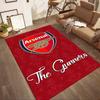 Arsenal Fußballteam Collage Teppich Club Logo Spieler Druck Rutschfeste Rechteckige Fußmatte Fußballfan Wohnzimmer Heimdeko Teppich