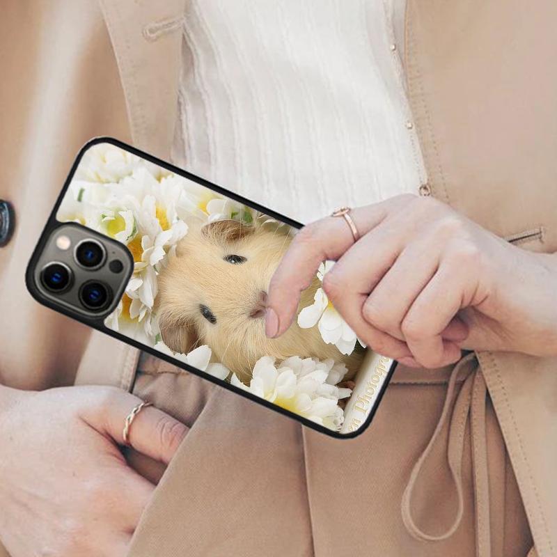 Creative Simple Cute Guinea Pig Magnetic Phone Case For APPLE iPhone 17 Air 16 14 13 12 Pro Max 15 Plus Wireless MagSafe Cover
