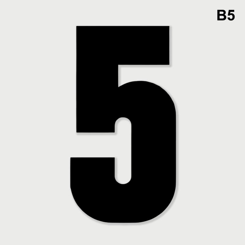 Trash Can Dustbin Number Sticker Self Adhesive Wheelie Bin Stickers Garage Decals Diy Free Combination Weatherproof