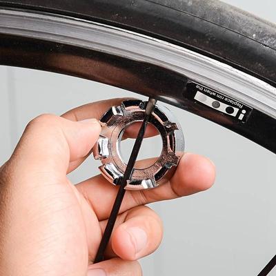 1 ΤΕΜ Εργαλεία κλειδιού με ακτίνες ποδηλάτου Ακτίνες δρόμου Βασικά εργαλεία ποδηλασίας Εργαλείο χαλύβδινων τροχών MTB επισκευής ποδηλάτου αφαίρεσης ποδηλάτου Αξεσουάρ ποδηλάτου