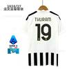 Juventus 2024-25 Heim Auswärts Fußballtrikot Gestreiftes Fußballhemd Herren Damen Erwachsene Fan Edition