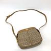 CELINE CMacadam crossbody bag Shoulder Bag PVC/Leather Beige/GoldHardware