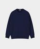 BIRBANTE Soft Washable Cable Round Knit - Dark Navy