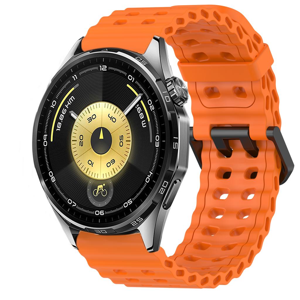 22mm Ocean Silicone Strap for Huawei Watch 5 GT6 Pro GT6 GT5-4-3-2 46mm Bracelet Wristband for Amazfit Bip 6 5 Balance 2 Correa