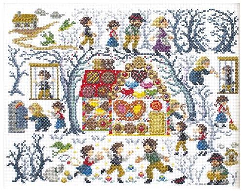 Olympus Embroidery Kit Cross Stitch Nostalgic Story Design by Nitka Handel and Gretel 7580 *Frame w-58 sold separately.