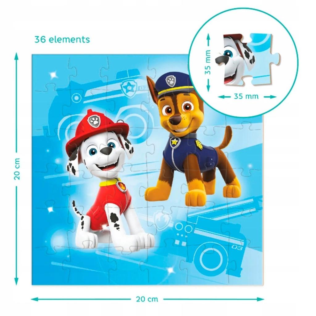 Puzzle 3W1 Psi Patrol Trzy Układanki W Jednym Opakowaniu Dla Najmłodszych