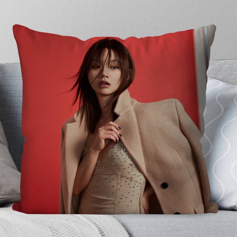 Korean Singer And Actor Lee Hyeri Pillow Case Fashion Square Pillowcase Bedroom Sofa Room Ins Decoration Leisure