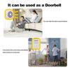 Smart Motion Sensor Alarm Wireless Doorbell Plug In Door Bell Home Security Infrared Detector Alert Kits with 2 PIR
