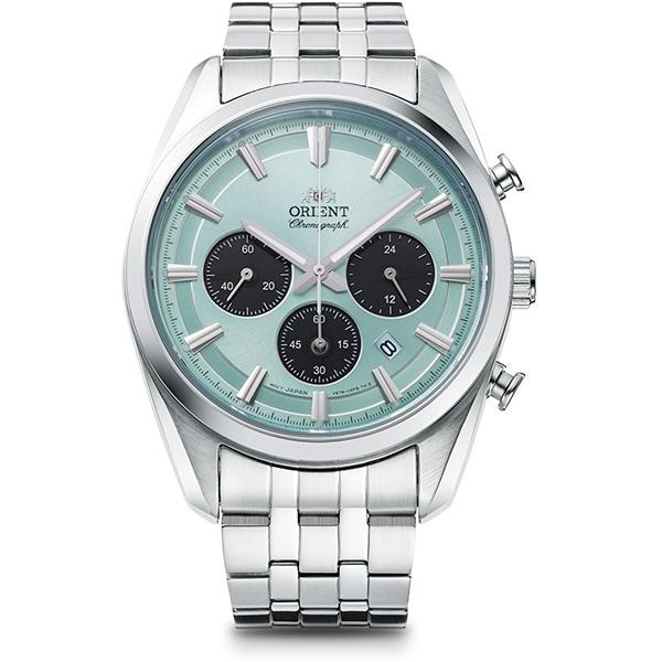 

Orient Мужская TRN-TX0304L (Современный хронограф на солнечной энергии для мужчин, металл) Круглые часы