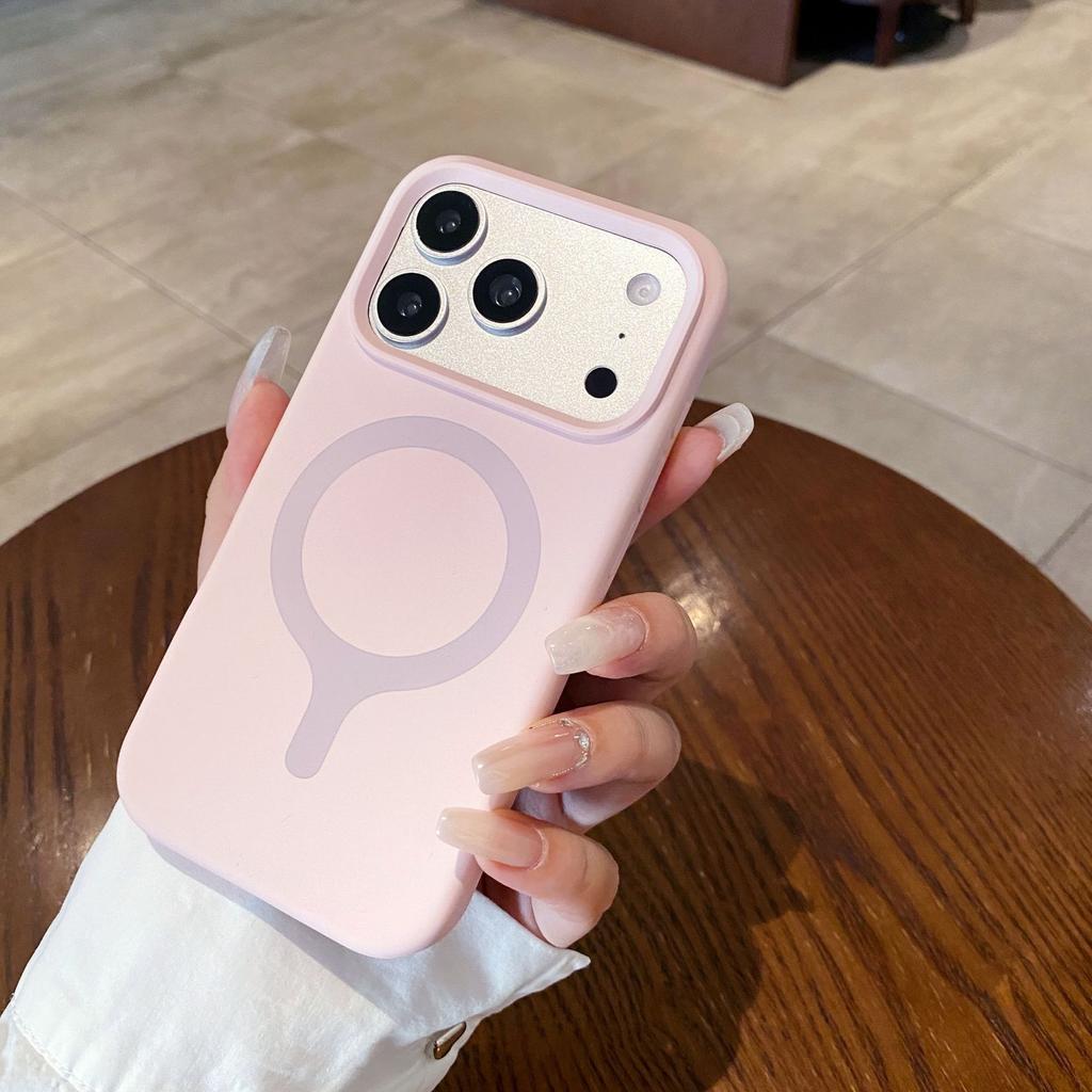 Applicable to iPhone17ProMAX mobile phone case, liquid silicone one-piece magnetic suction Apple 16 all-inclusive anti-drop protective case