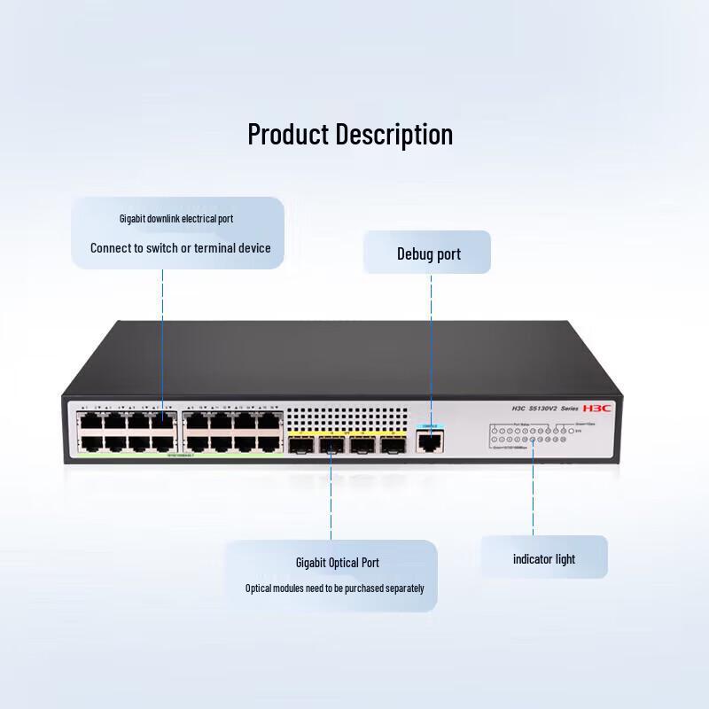 H3C S5130V2 Series Gigabit Managed Enterprise Switch