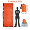 Emergency Survival Sleeping Bag; Portable Emergency Insulation And Heat Preservation Survival Equipment; Emergency Vest Bag Warm
