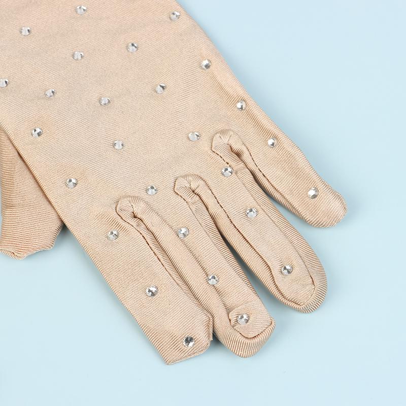 1 par skinnende kunstløphansker votter vaskbare hansker hurtigtørkende voksen skøyteoppvisning