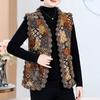 Women's Fleece Vest Sleeveless Thick Warm Plush Vest Cardigan Flocking Vest Top Outwear Autumn Winter