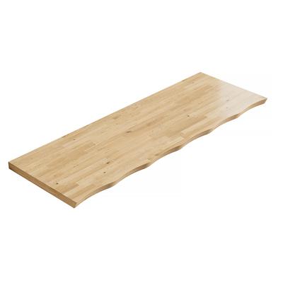 140cm Solid Wood Board, Can Be Used Alone or Together with Storage Cabinets, Contains No Hardware Accessories, Natural Wood Grain Color