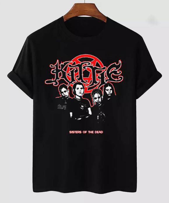 New Kittie Band Shirt Short Sleeve Black Men Unisex Unisex T-Shirt S