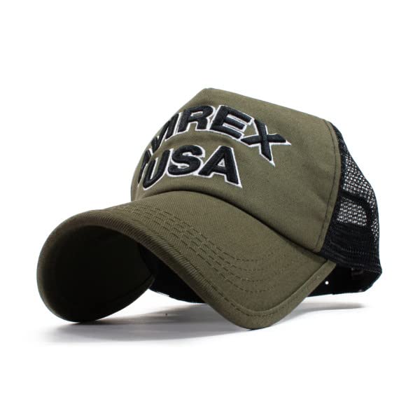 

AVIREX Mesh NUMBERING Plus XL Men s Cap, USA, Size, (Khaki (USA), XL)