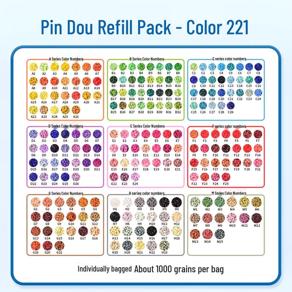 2.6mm Colorful Fusion Beads Set for Children's DIY Crafts - High Temperature Resistant