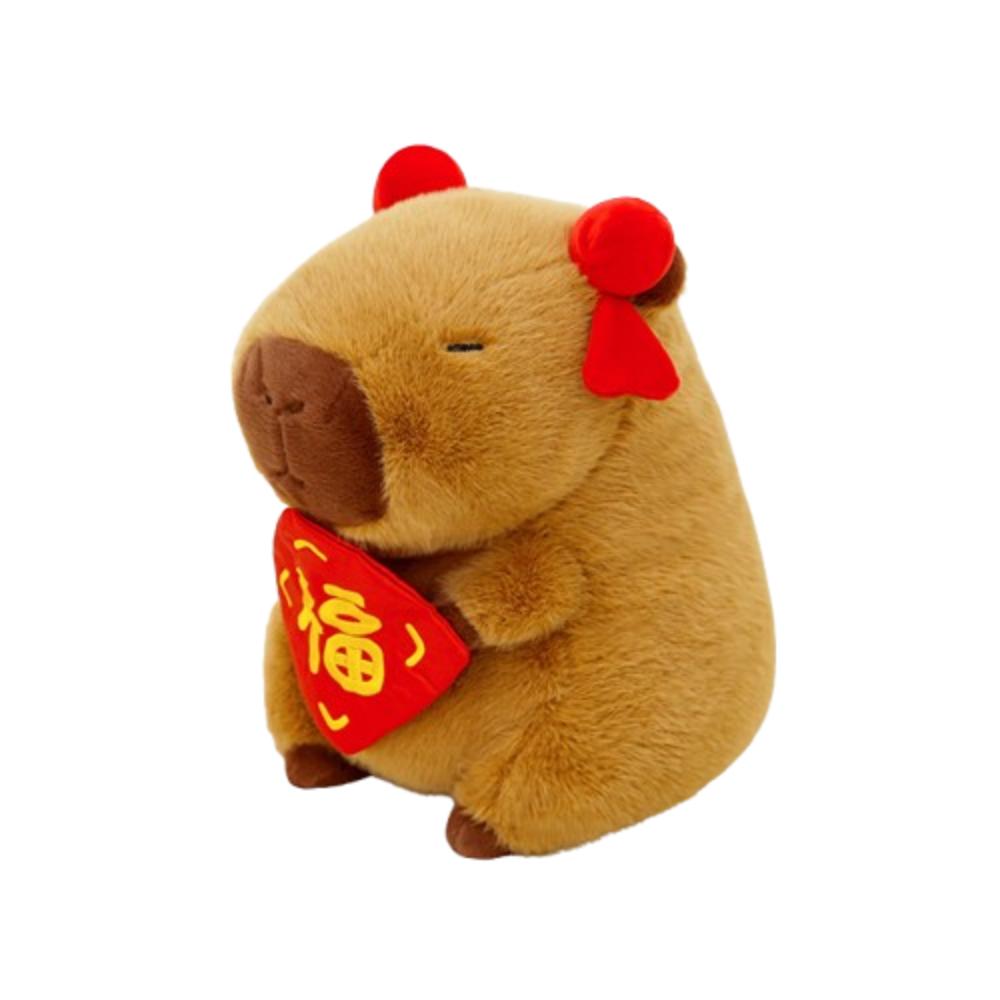 Stuffed Capybara Plush Doll Soft Stuffed Capybara Doll Kawaii Simulation Capybara Toy  Home Decor
