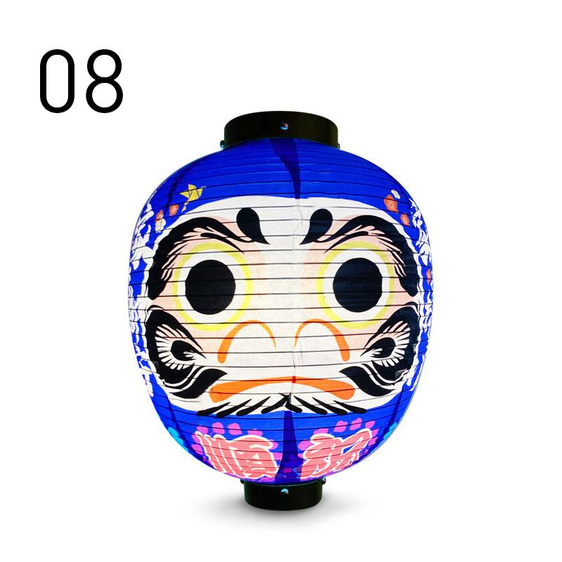 Japanese Waterproof Cloth Lanterns Daruma Crafts Cartoon Lucky Lantern Sushi Restaurant Cuisine Izakaya Decoration Ornaments