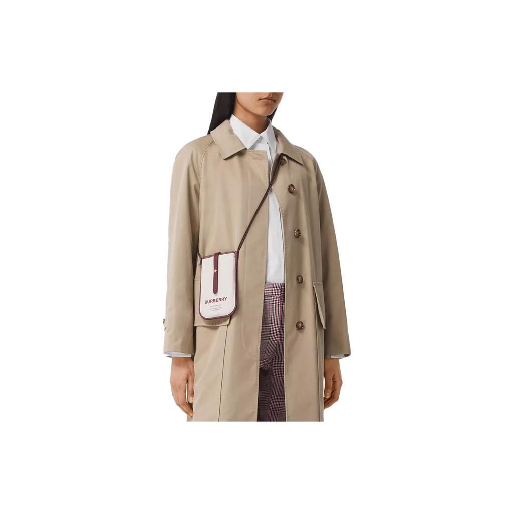 Burberry Letter Print Cotton Anne Phone Case Shoulder Bag Backpack Regular Color Block Women bags 8036713