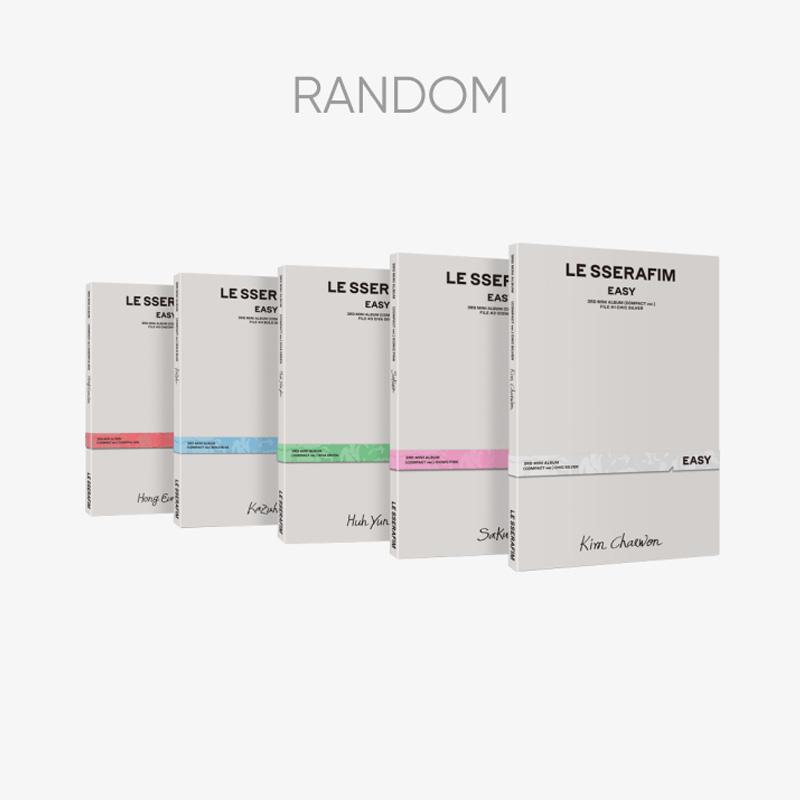 

LE SSERAFIM 3-й мини-альбом [EASY] (КОМПАКТНАЯ вер.) RANDOM 1PCS