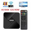 2022 Smart 4K HD TV Box D905 4GB+32GB+2.4G WIFI For Android 10.0 Penta Core Set Top Box