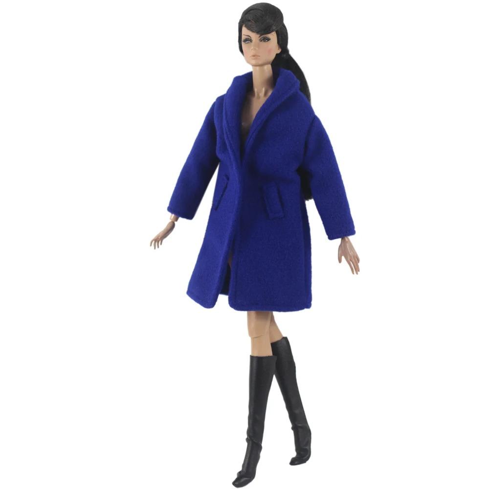 Handgefertigte BABI KLEIDUNG Wollmantel Outfit für 30cm Puppe 11,5 Zoll bjd Kleidung Viele Stilrichtungen Geschenke für Puppenzubehör #02