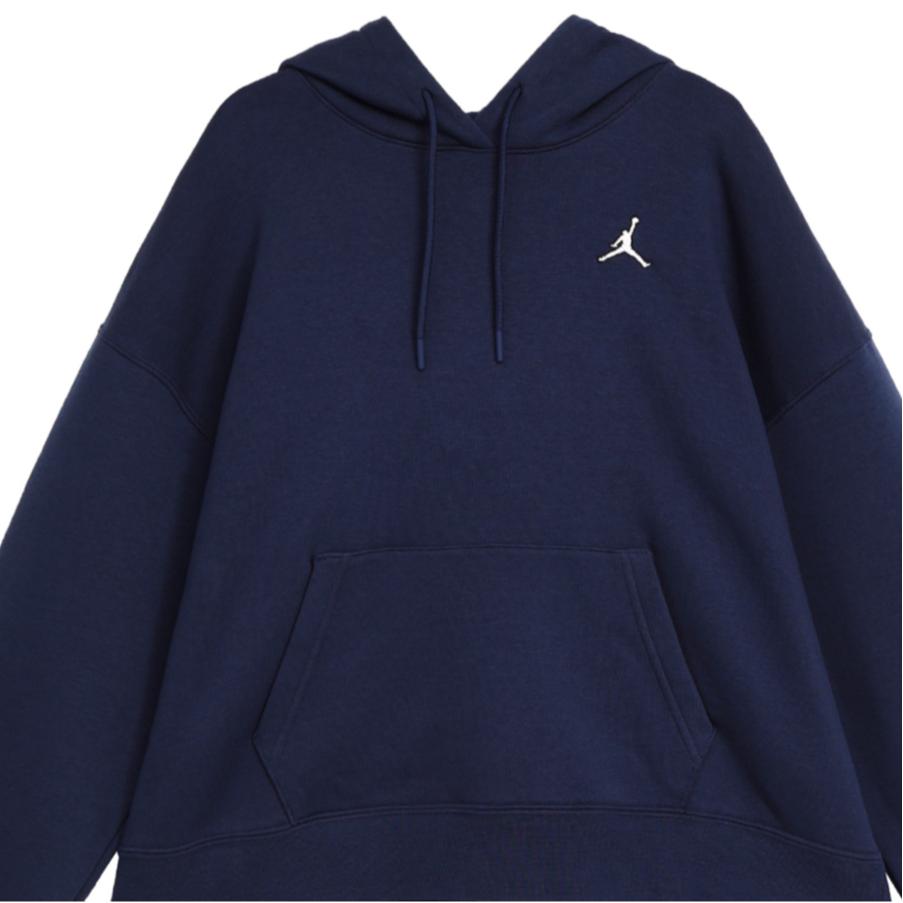 Jordan Brooklyn Fleece-Lined Thick Knit Pullover Hoodie Women Tops Blue DQ4459-410