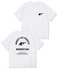 MIDNIGHT12AM Meet & Night Oversized Short Sleeve T-Shirt White
