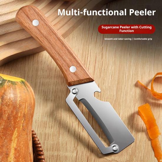Vegetable Peeler with Ergonomic Handle Bottle Opener Food Prep Peeler for Veggie Fruit Carrot Orange Potato Kitchen Gadget