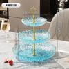 Multi-Layer Fruit Plate Household Living Room Coffee Table Ornament Candy Display Snack Plate Dried Fruit Nut Fruit Plate