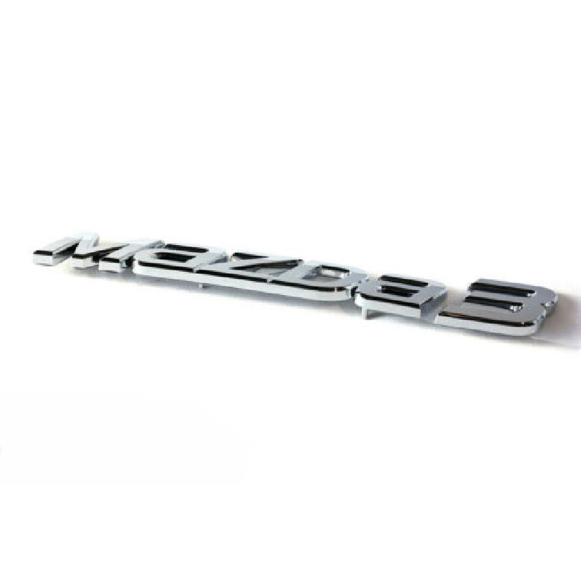 2014-2016 Mazda 3 Hatchback Chrome "MAZDA 3" Rear Trunk Decklid Emblem Nameplate