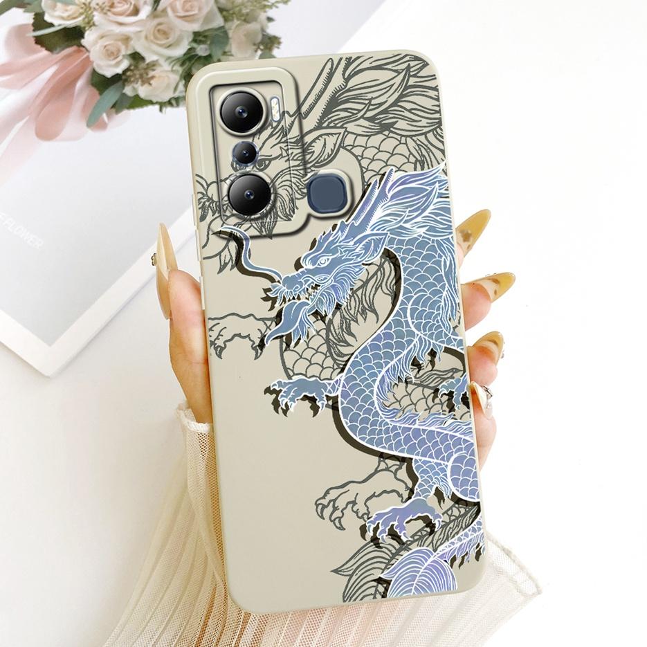 For Infinix Hot 20i Case Hot 20S X6827 Luxury Flowers Candy Painted Cover Soft Silicone Case For Infinix Hot 20 Play Hot20 Shell