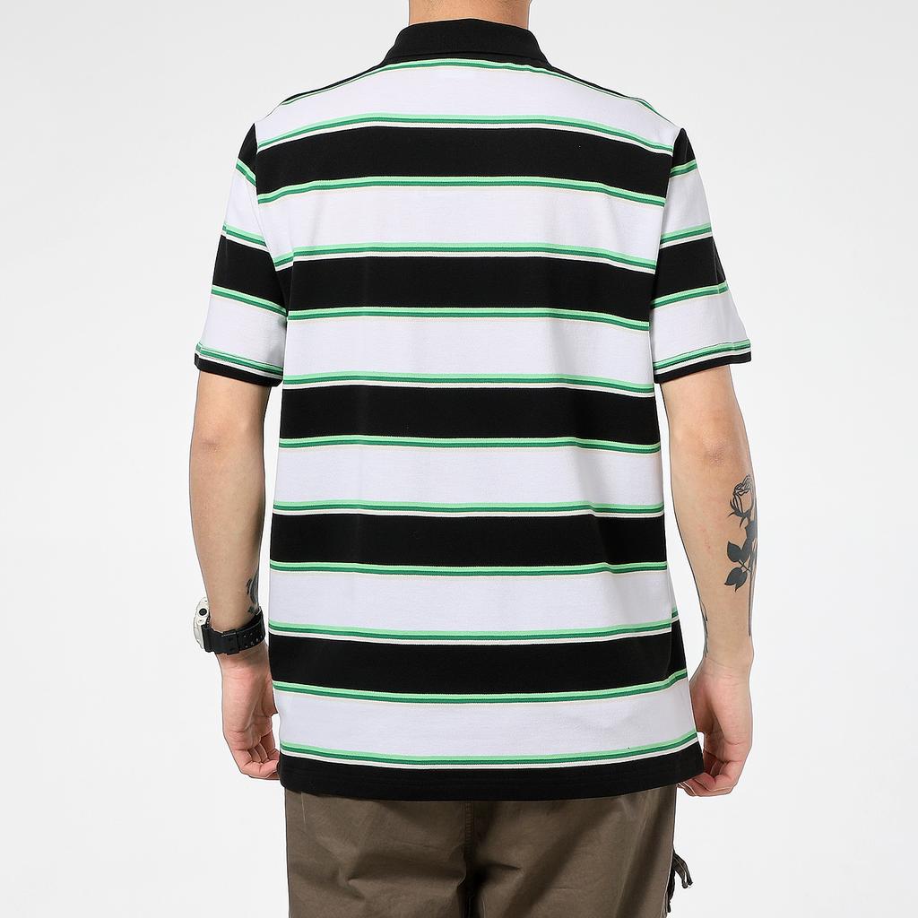 Puma Casual Sports Breathable Striped Short Sleeve Polo Shirt Men Tops Multicolor 599781-02