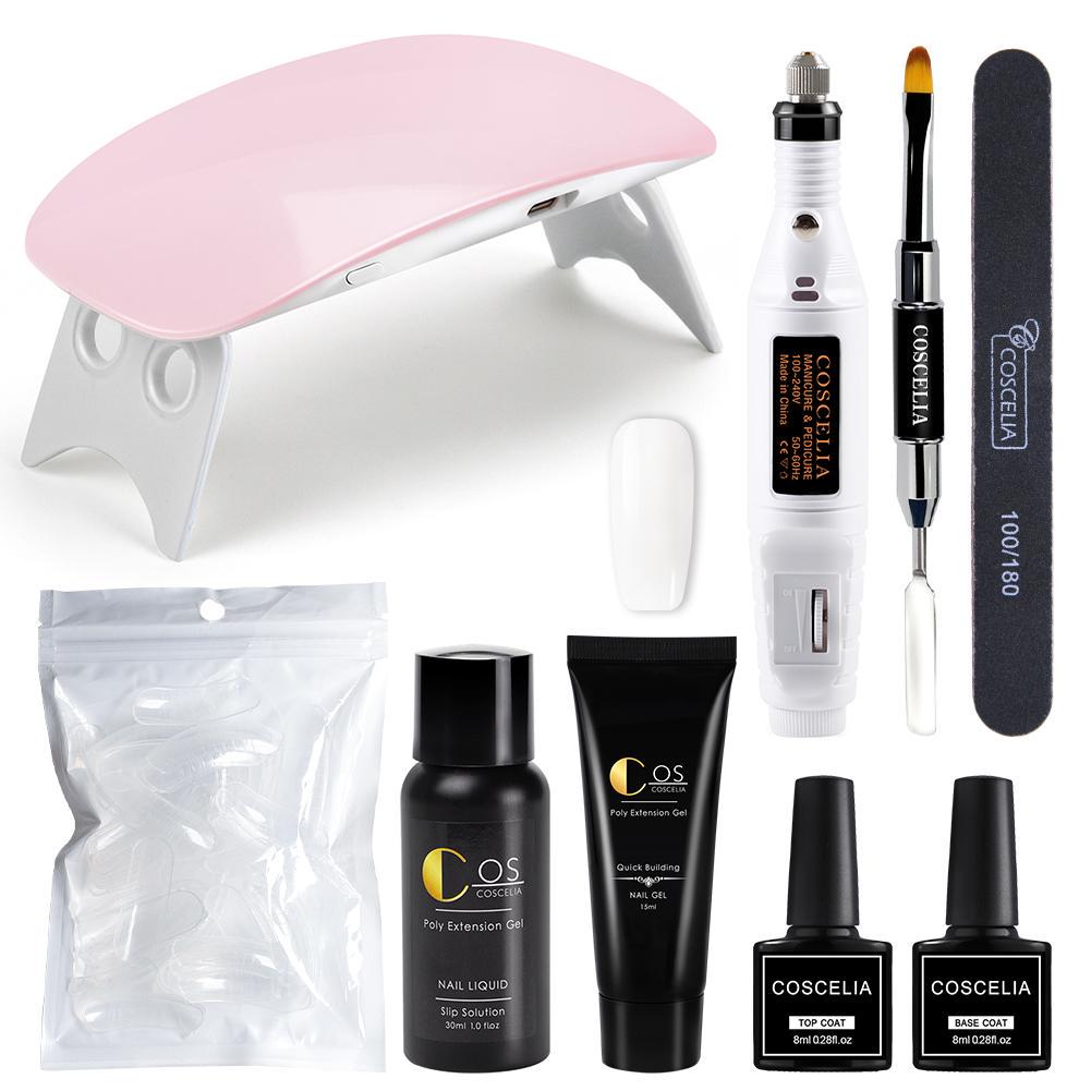 Buy COSCELIA Nail Gel with Nail Drill Machine Gel Varnish And UV LED