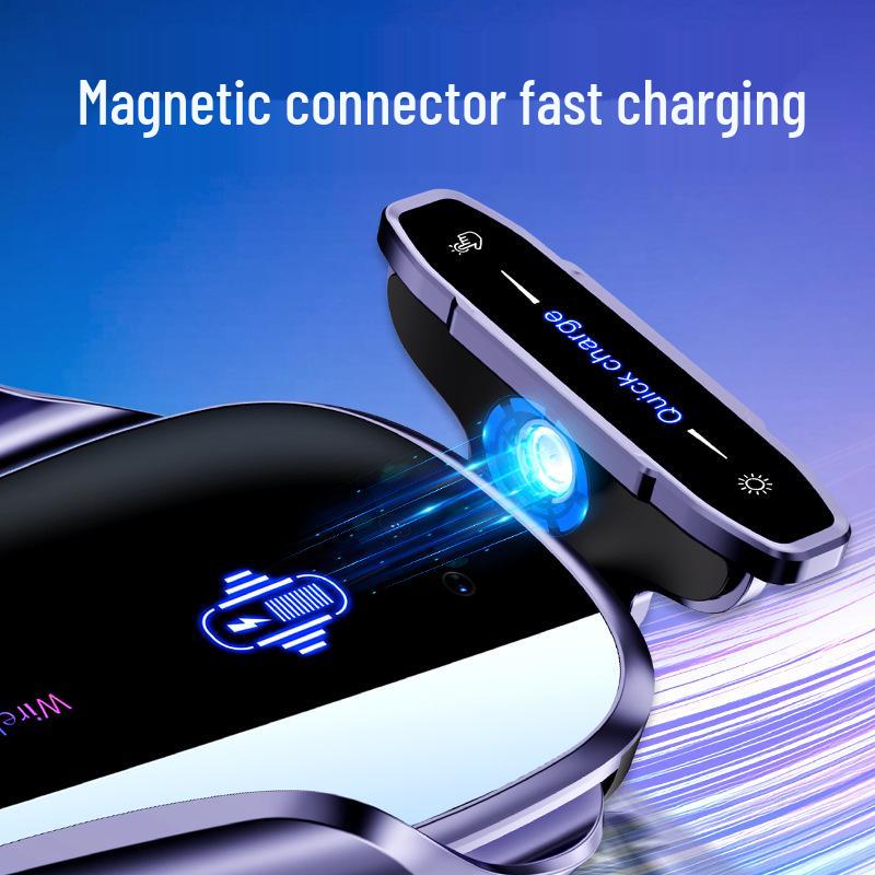 Q9 Wireless 15W Fast Charging Car Phone Holder for Air Vent & Dashboard Navigation