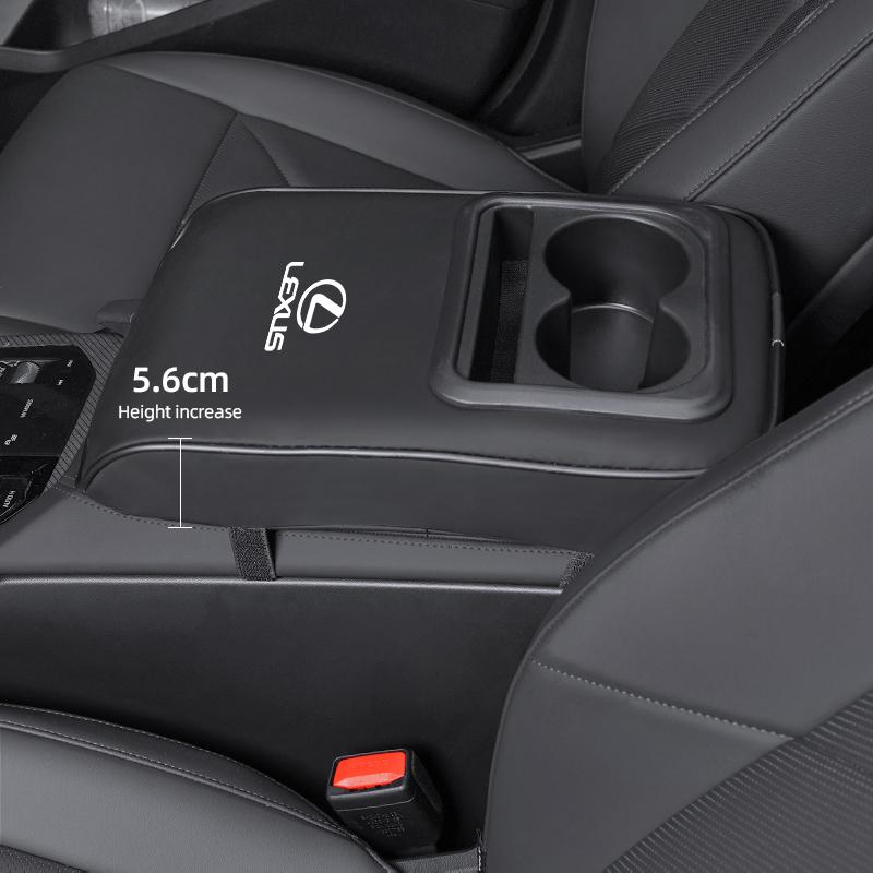 Car Armrest Cushion 5.6cm Thick Memory Foam Arm Rest Pad For Lexus F-SPORT ES RX NX LS UX LM LX GX LC RZ IS CT GS RC HS SC TX ZJ3