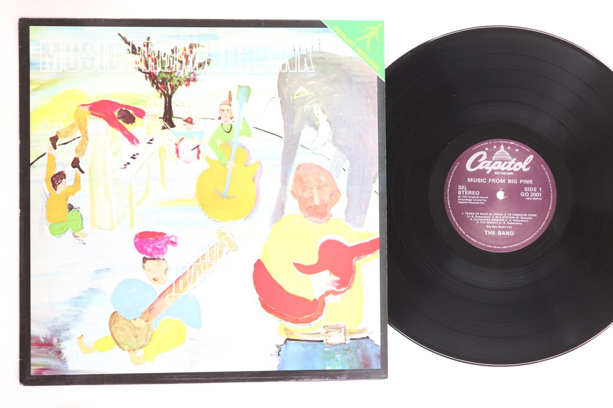 

LP Record BAND - Music From Big Pink GO2001 CAPITOL 1981 UK Rock Used