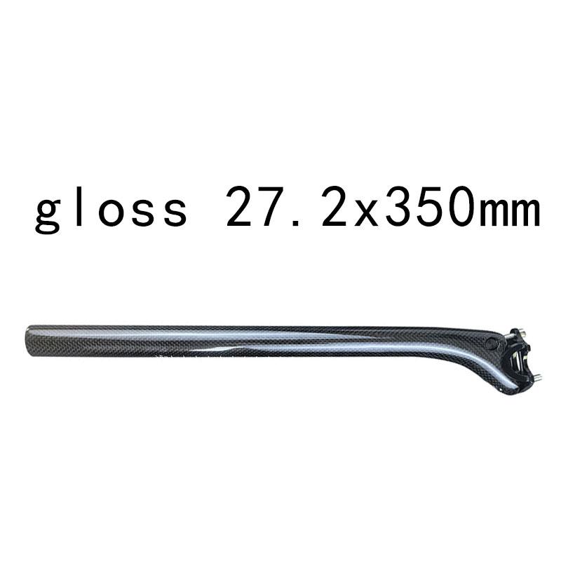 Carbon Fibre MTB Bike Seatpost 25.4/27.2/30.9/31.6mm Offset 20mm Road Bicycle Seat Post 3K Carbon Weave