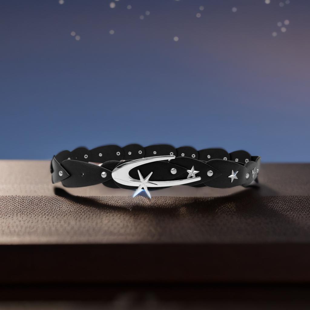 Millennium Spice Girl Vintage Rivet Belt Flying Ring Design Half Body Belt Belt Belt