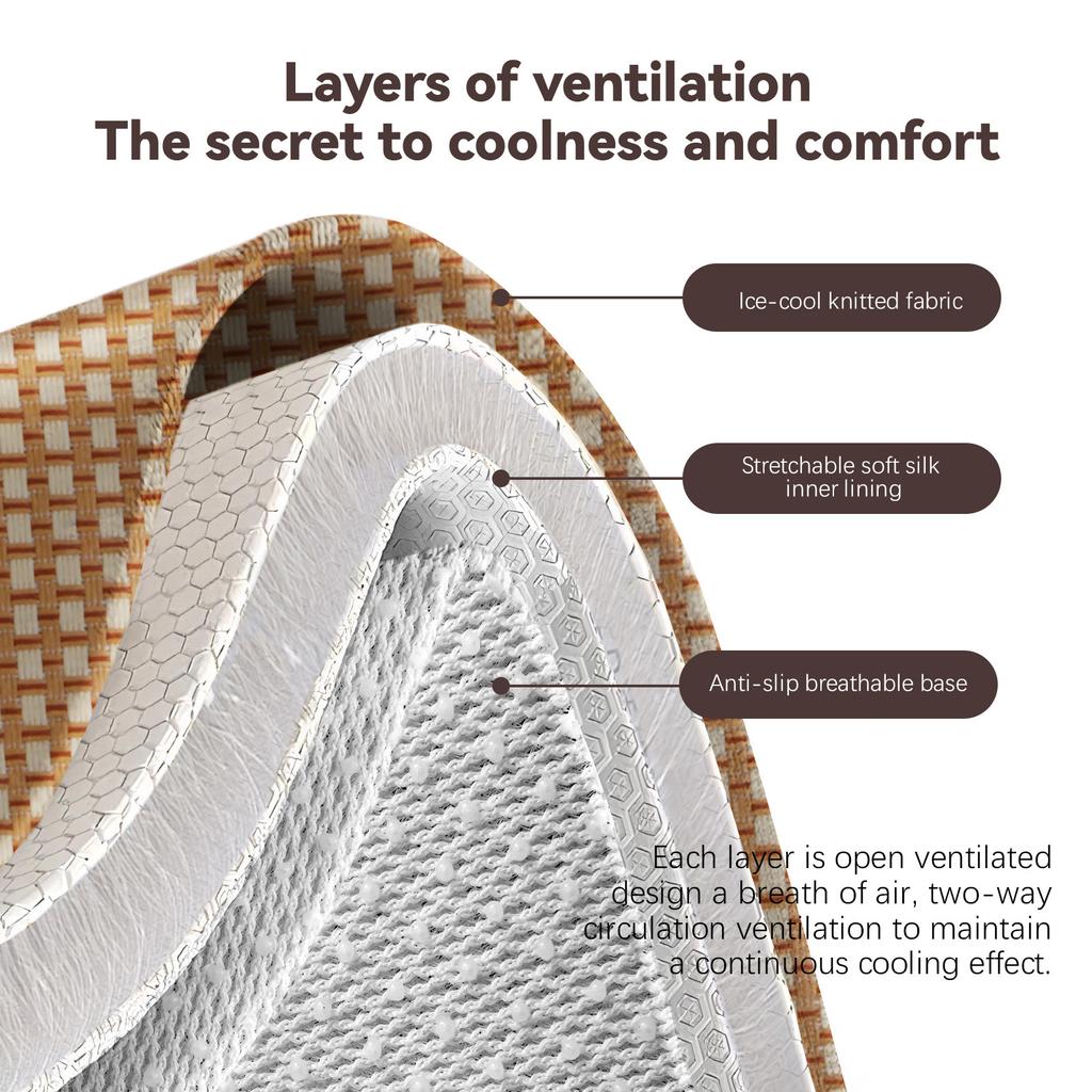 Cooling Pet Mat for Dogs & Cats - Breathable Summer Sleeping Pad, Anti-Chew Durable Dog Bed, Scratch-Resistant Ice Pad