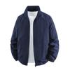 Large Size Men's High Quality Outdoor Sports Jacket Stand Collar Coat Casual Jacket Solid Color