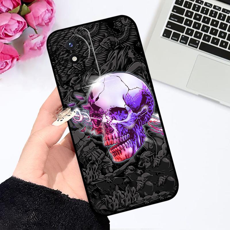 For Vivo Y02 4G Cases Y02A Y02t Y02s Color Printing Silicone TPU Phone Cover For VIVO Y11 2023 4G Bumper V2236A Coque Fundas