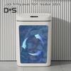 12/14/16L Smart Trash Can with Lid Automatic Sensor Battery Operated Living Room Kitchen Bathroom Household Waste Rubbish Garbage Storage Bin
